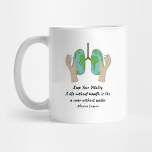 World Heatlh Day Sayings Mug